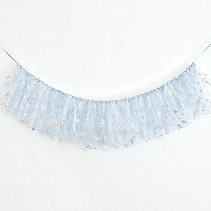 Snowflake Tulle Party Garland