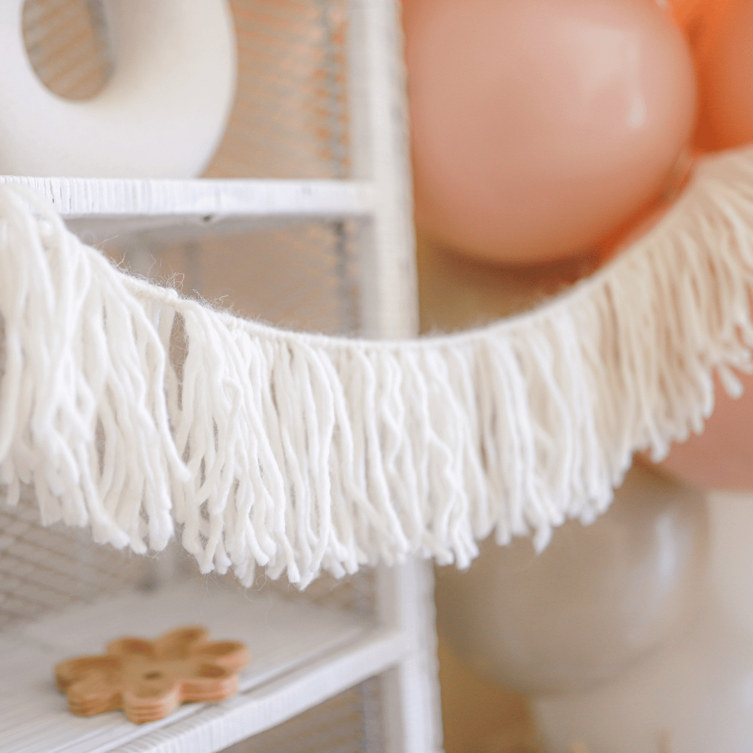 fringed party garland for festival themed party - The Little Shindig Shop