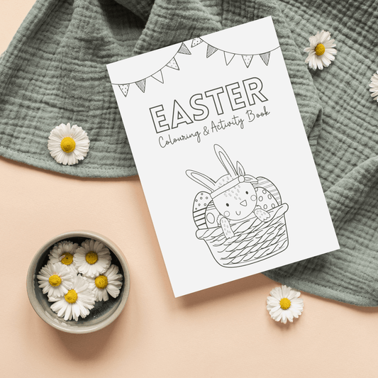 Easter colouring & activity printable - DIGITAL FILE ONLY
