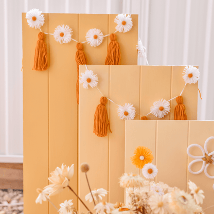 Flower party garland for baby shower - The Little Shindig Shop