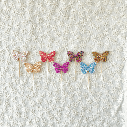 butterfly cupcake toppers