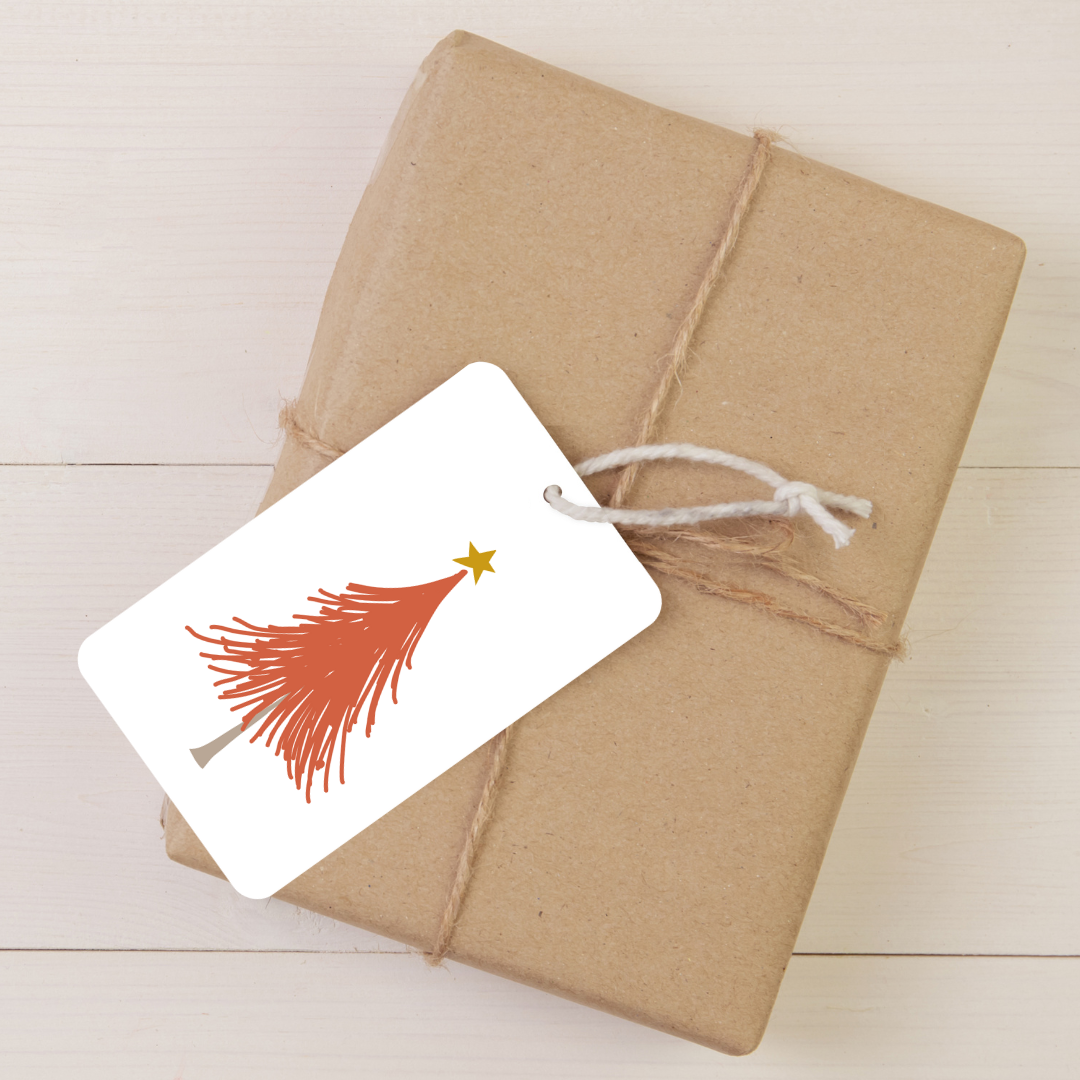 Rustic Christmas gift tags - Christmas gift wrapping - The Little Shindig Shop